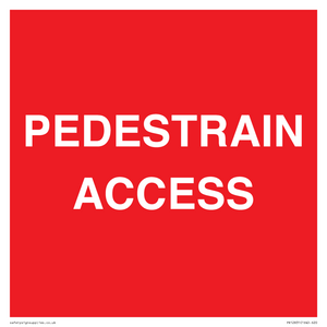 PEDESTRAIN ACCESS